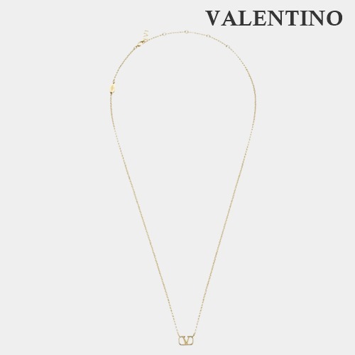 [VALENTINO] GARAVANI Vロゴ ネックレス 2W2J0Q37 MET CS4