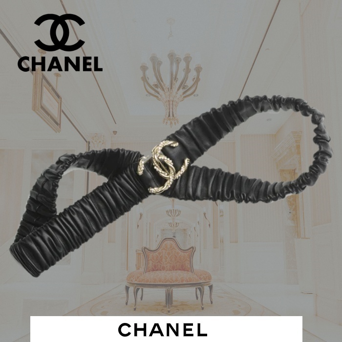 《23B★》CHANEL ロゴ ベルト シンプル