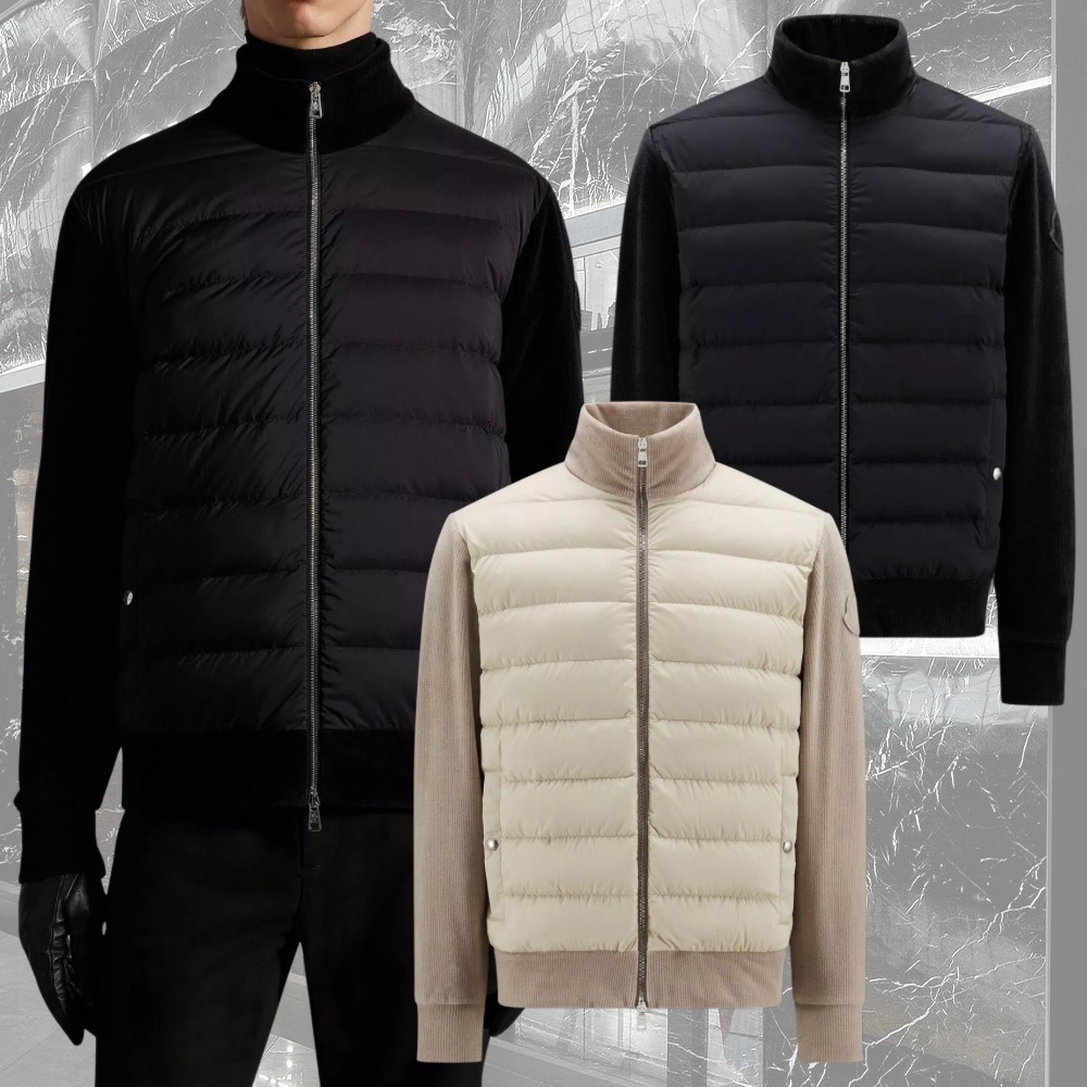 【MONCLER】コーデュロイ ジップアップ スウェットシャツ