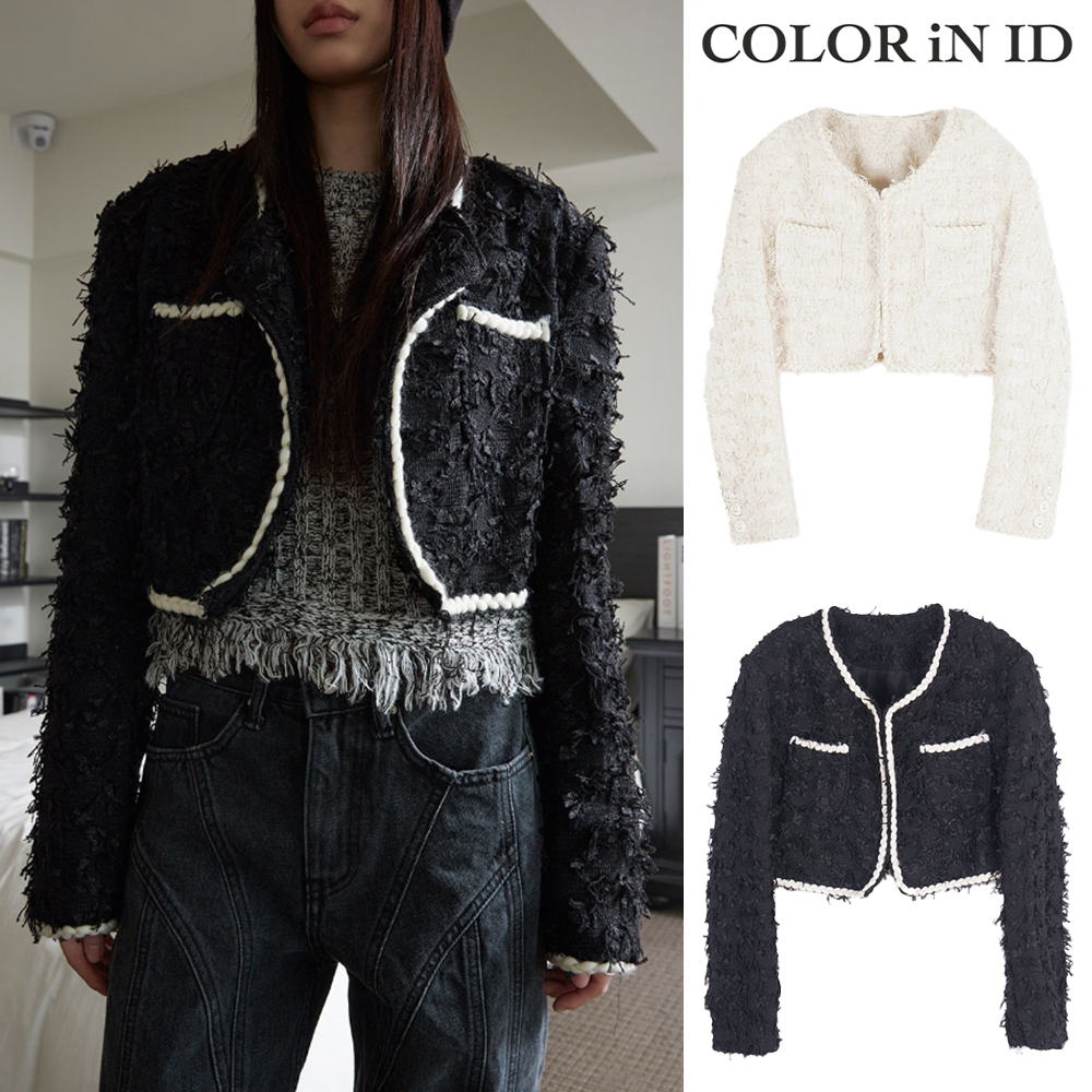 【COLOR iN ID】rope tweed jk