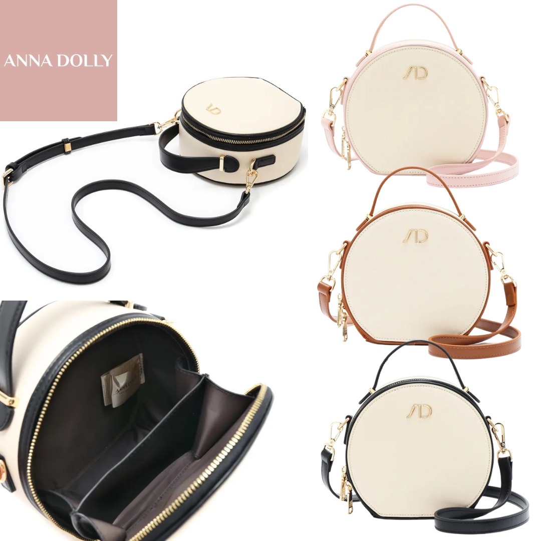 台湾 annadolly アンナドリー ラウンドビスケット2wayショルダー
