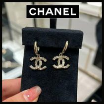 【ロゴ部分がゴージャス☆】CHANEL ピアス