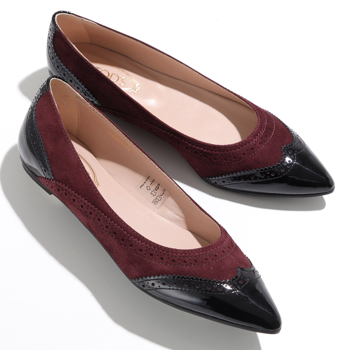 TODS パンプス XXW0WW0Q620MD2 エナメル スウェード