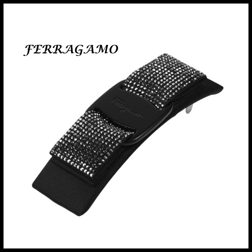 ◆Salvatore Ferragamo◆ クリスタルヘアピン 34 7599 0727767