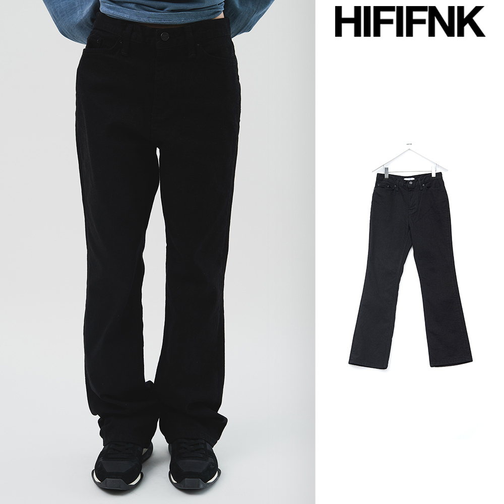 【HI FI FNK】Beatle Semi Boots-Cut Jeans