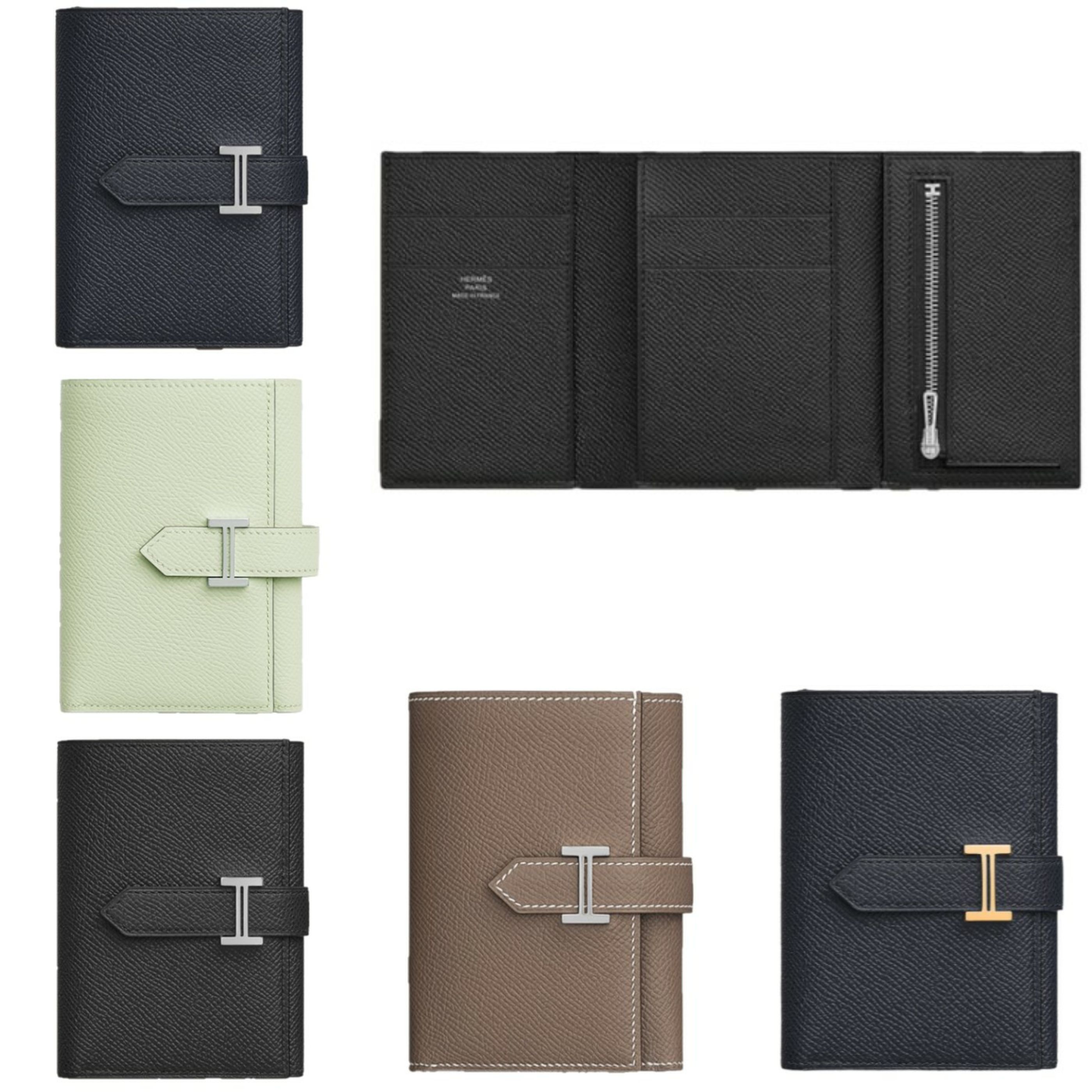 ☆HERMES☆直営店買付☆上品 三つ折り財布 Bearn Combine☆