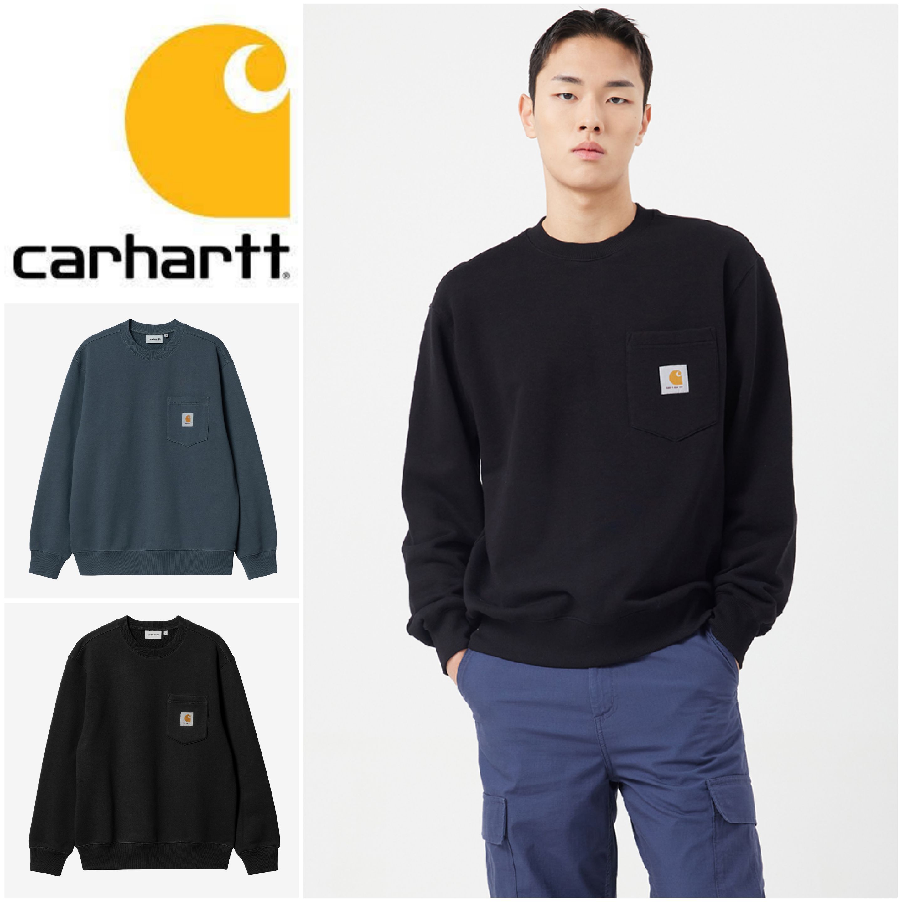 さらに100円引き◆CARHARTT◆POCKET SWEATSHIRT