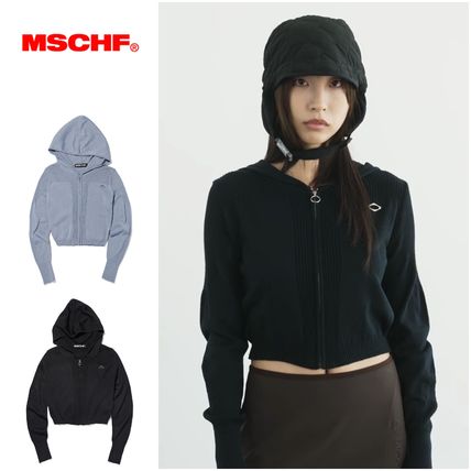 MISCHIEF Hoodies & Sweatshirts Unisex Street Style Long Sleeves Logo Hoodies & Sweatshirts