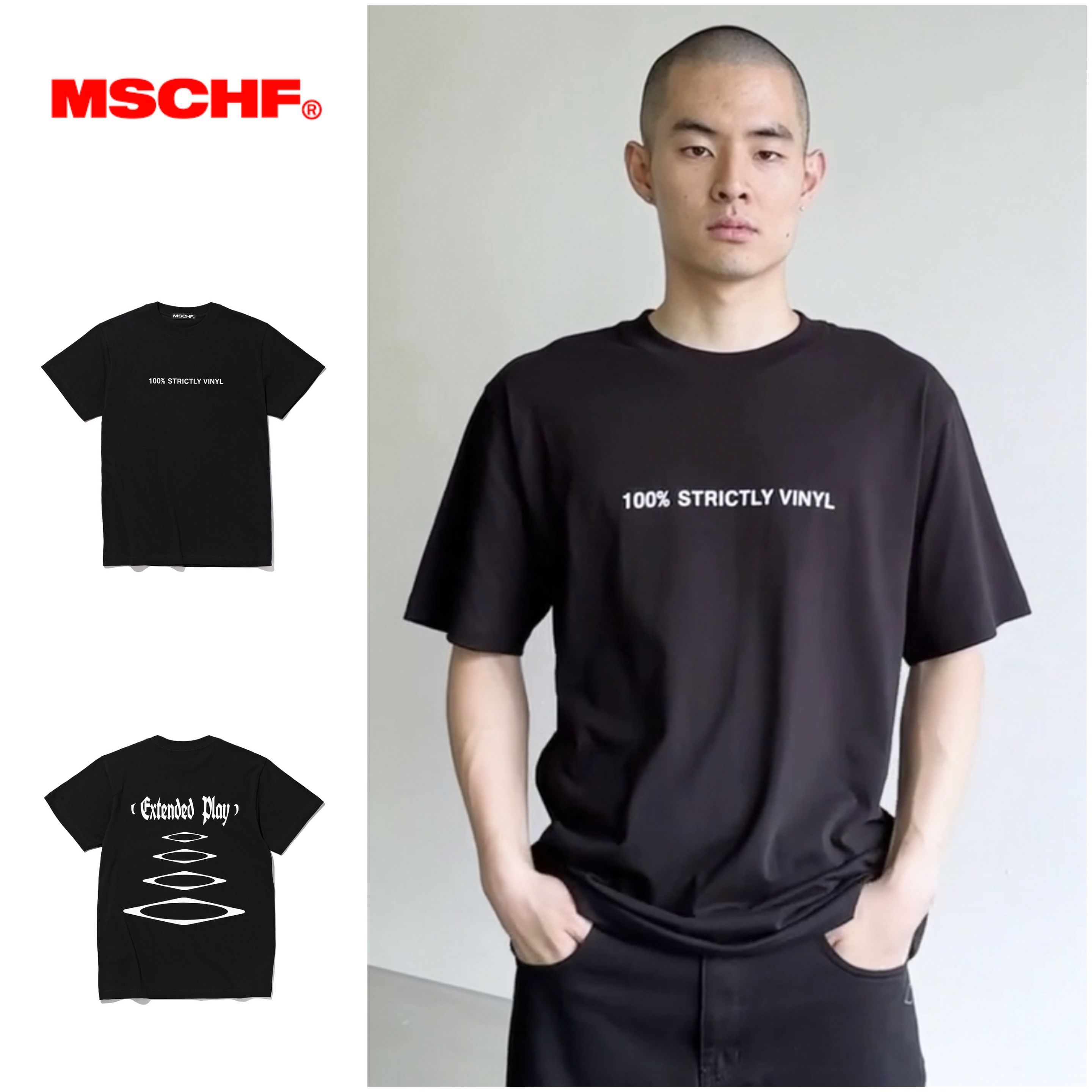 新品未使用・mischief mschf ミスチーフ Tシャツ ブラック