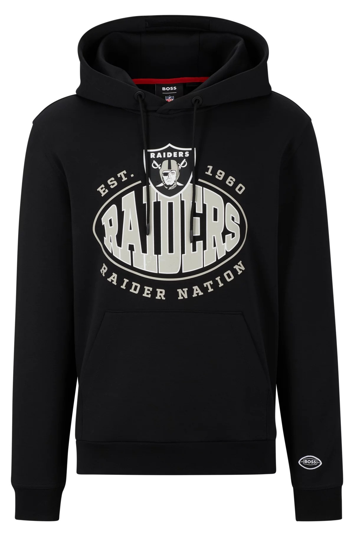 BOSS x NFL コットンブレンドフーディ コラボレーションロゴ BOSS X NFL コットンブレンドフーディ コラボレーションロゴ
