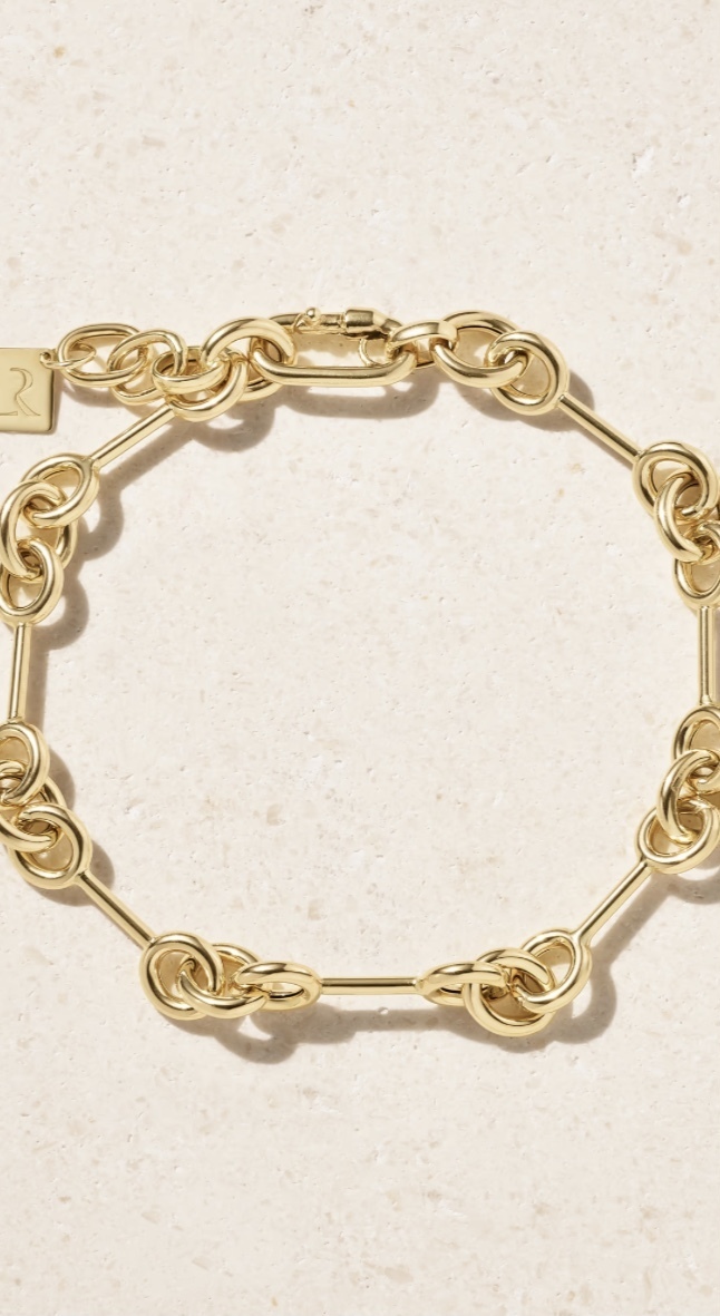 【LAUREN RUBINSKI】14-karat gold anklet アンクレット