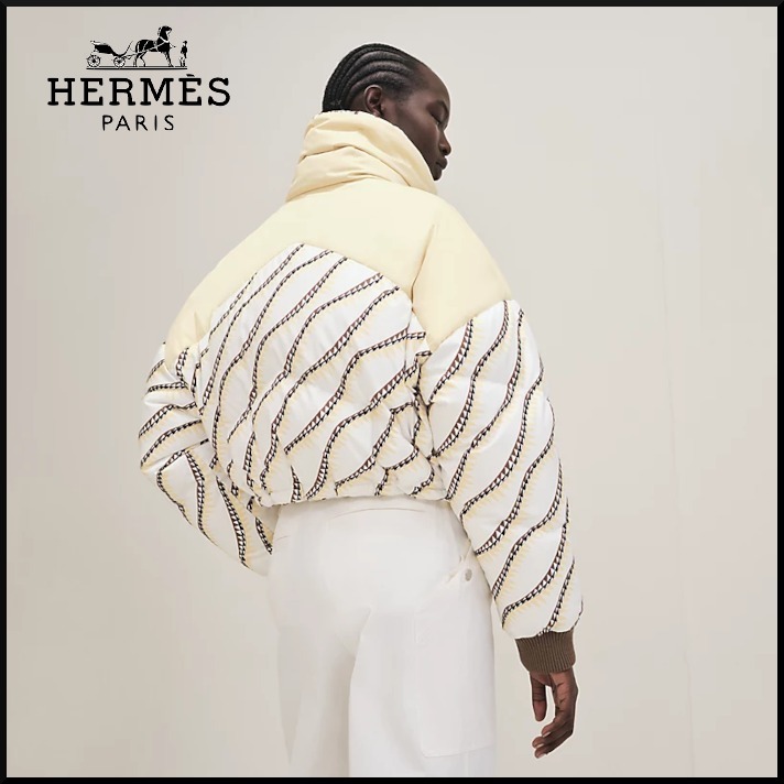 【23AW新作！】HERMES リバーシブル ダウンジャケット