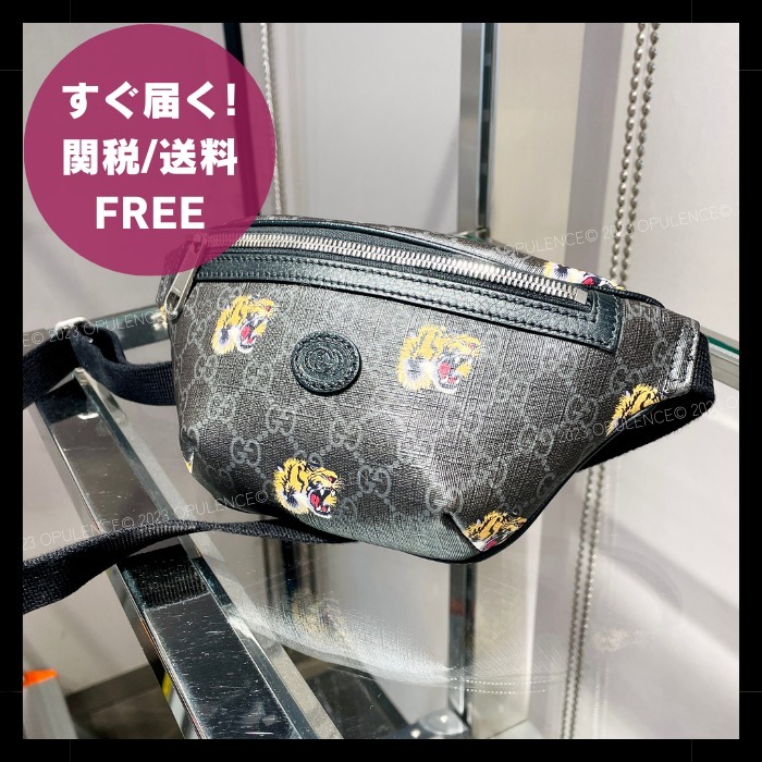 すぐ届く Gucci グッチ タイガー ボディ/バム/ウエストバッグ
