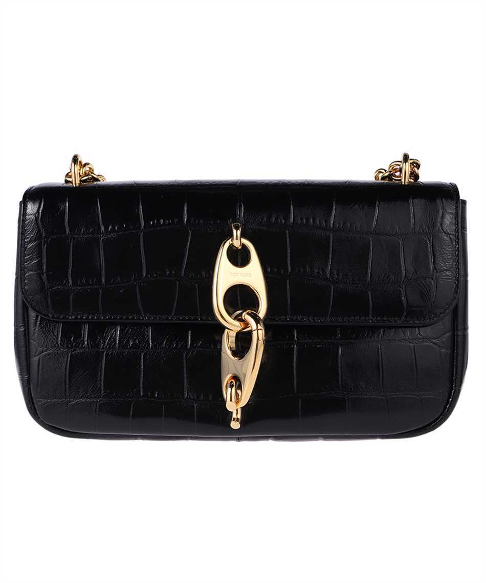 Tom Ford L1700 LCL350G STAMPED CROC ショルダーバッグ レザー