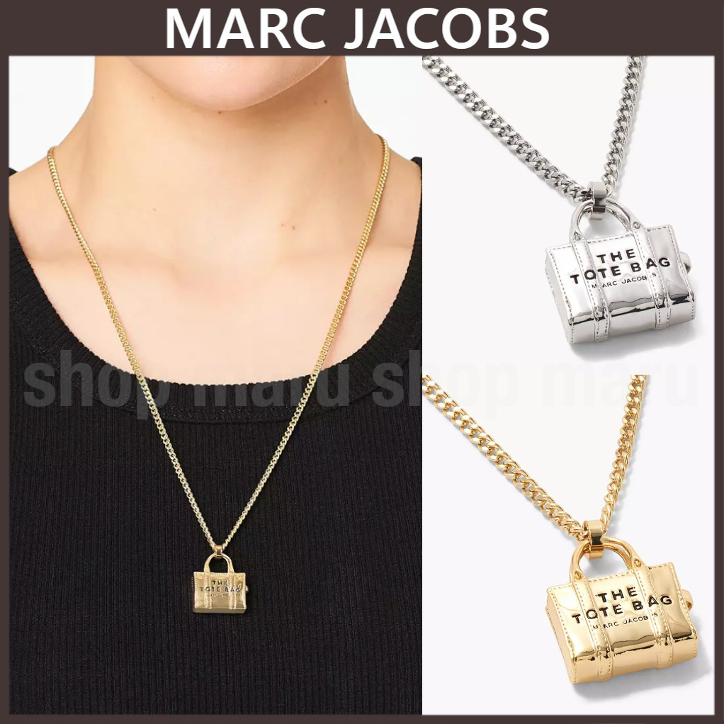 MARC JACOBS◆ギフトにも◆トートバッグ ロゴ ネックレス 2色