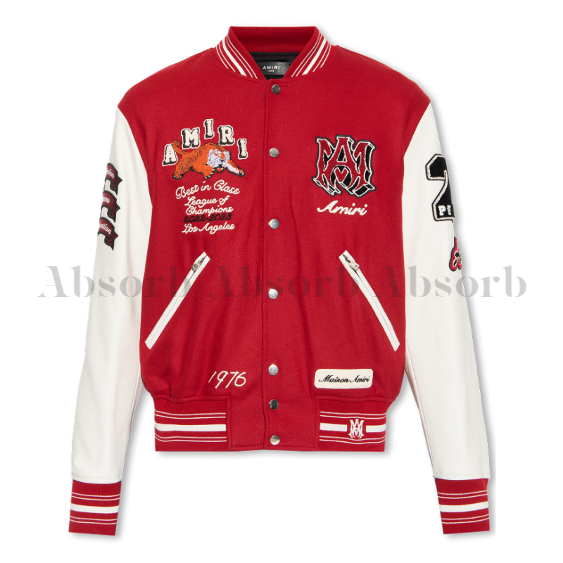 23AW NEW】AMIRI_men / 刺繍入り ボンバージャケット / 2色