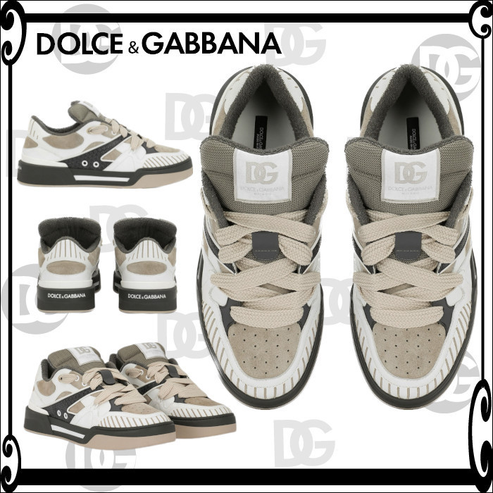 Dolce & Gabbana 最新作 軽量スニーカー 本革スエード New Roma