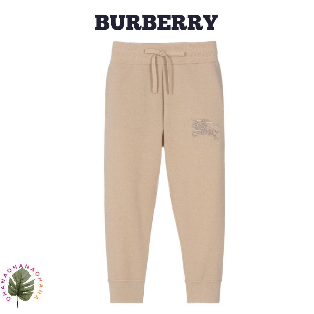 ★BURBERRY★EKD カシミア ニット ジョガー（Beige）