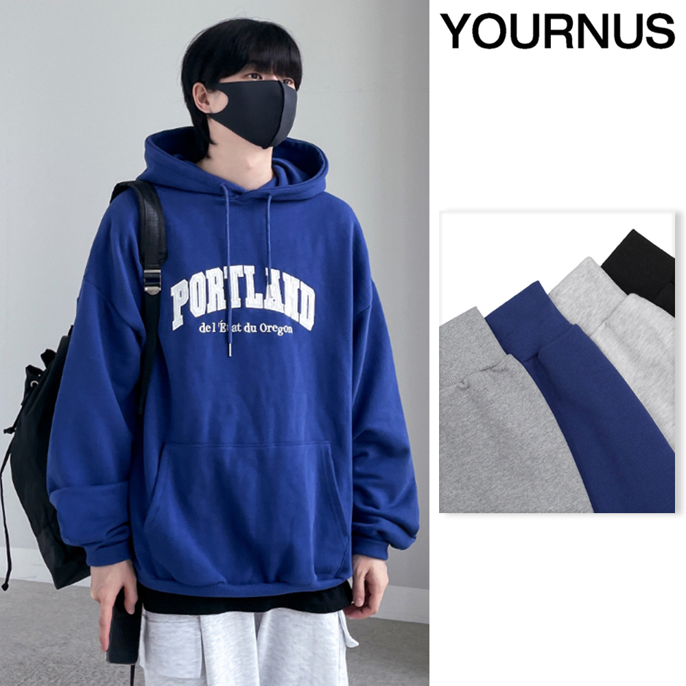 【YOURNUS】Portland Over Hooded Sweatshirt