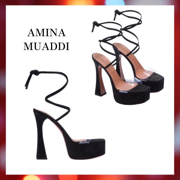 【AMINA MUADDI】関税込◆ SITA プラットフォーム サンダル