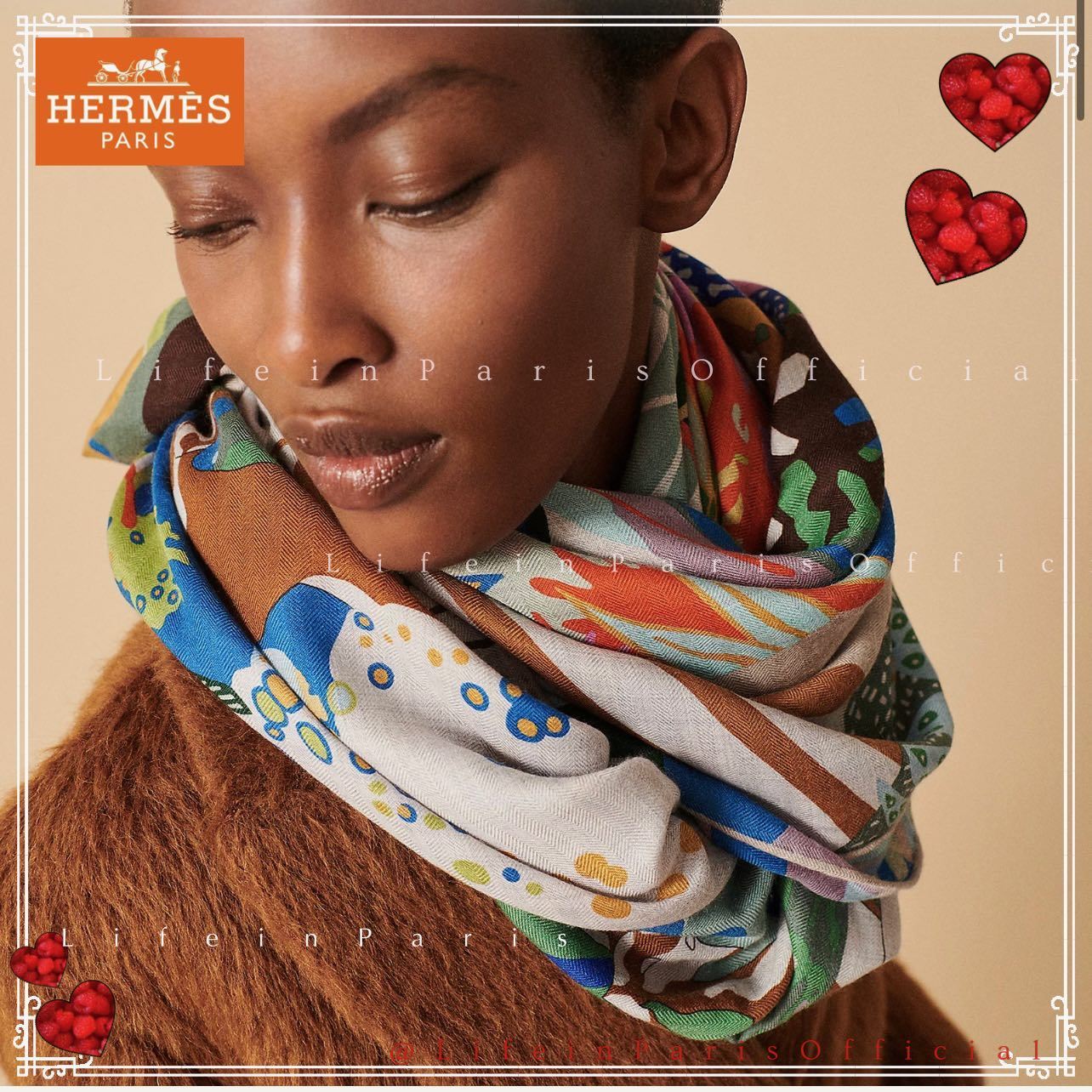 HERMES カシシル En Liberte ! 自由に グリ GrisChine
