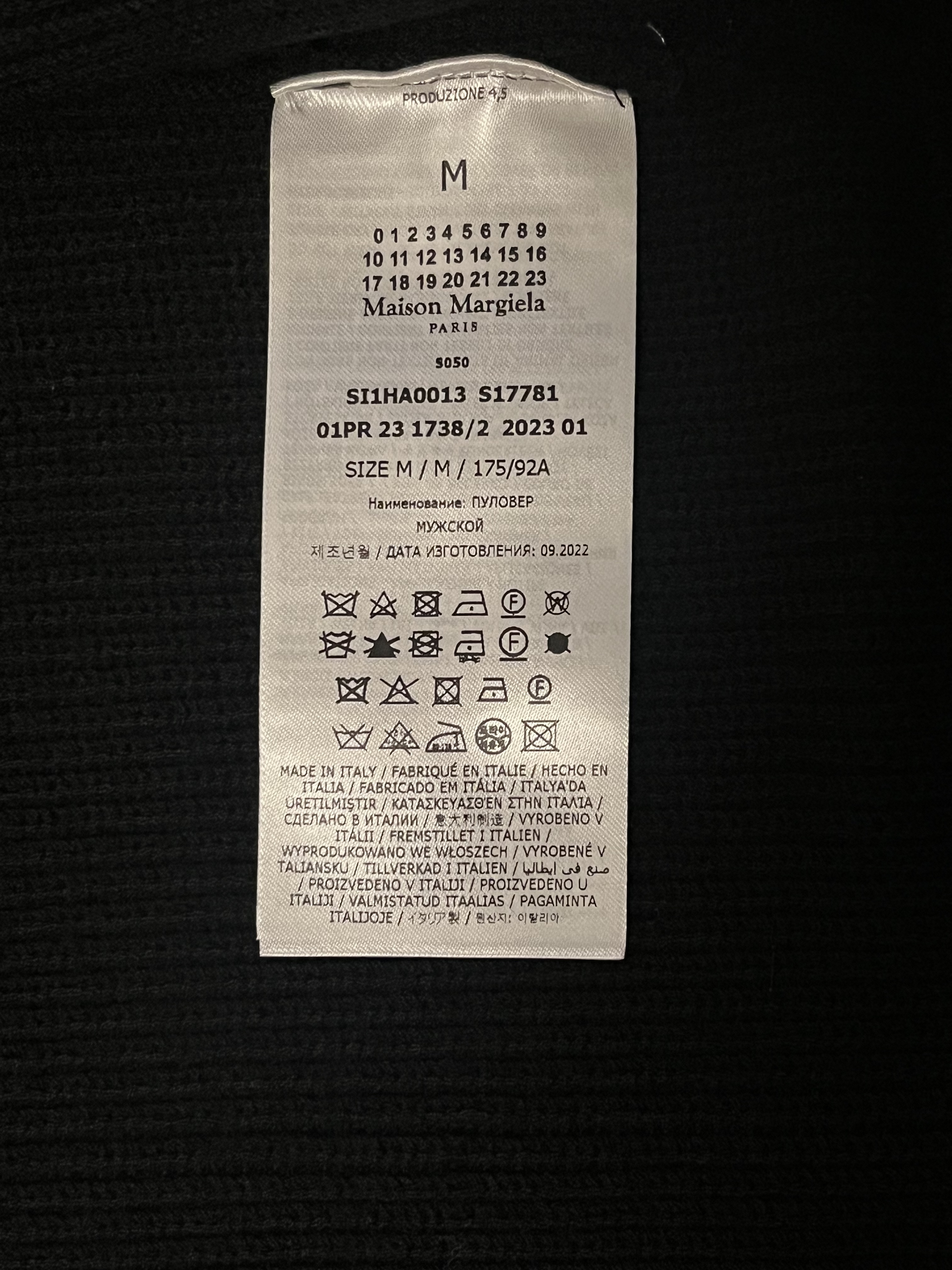 Maison Margiela 1CON (メゾン マルジェラ アイコン) ニット・セーター メンズ 2023-24 AW(秋冬)