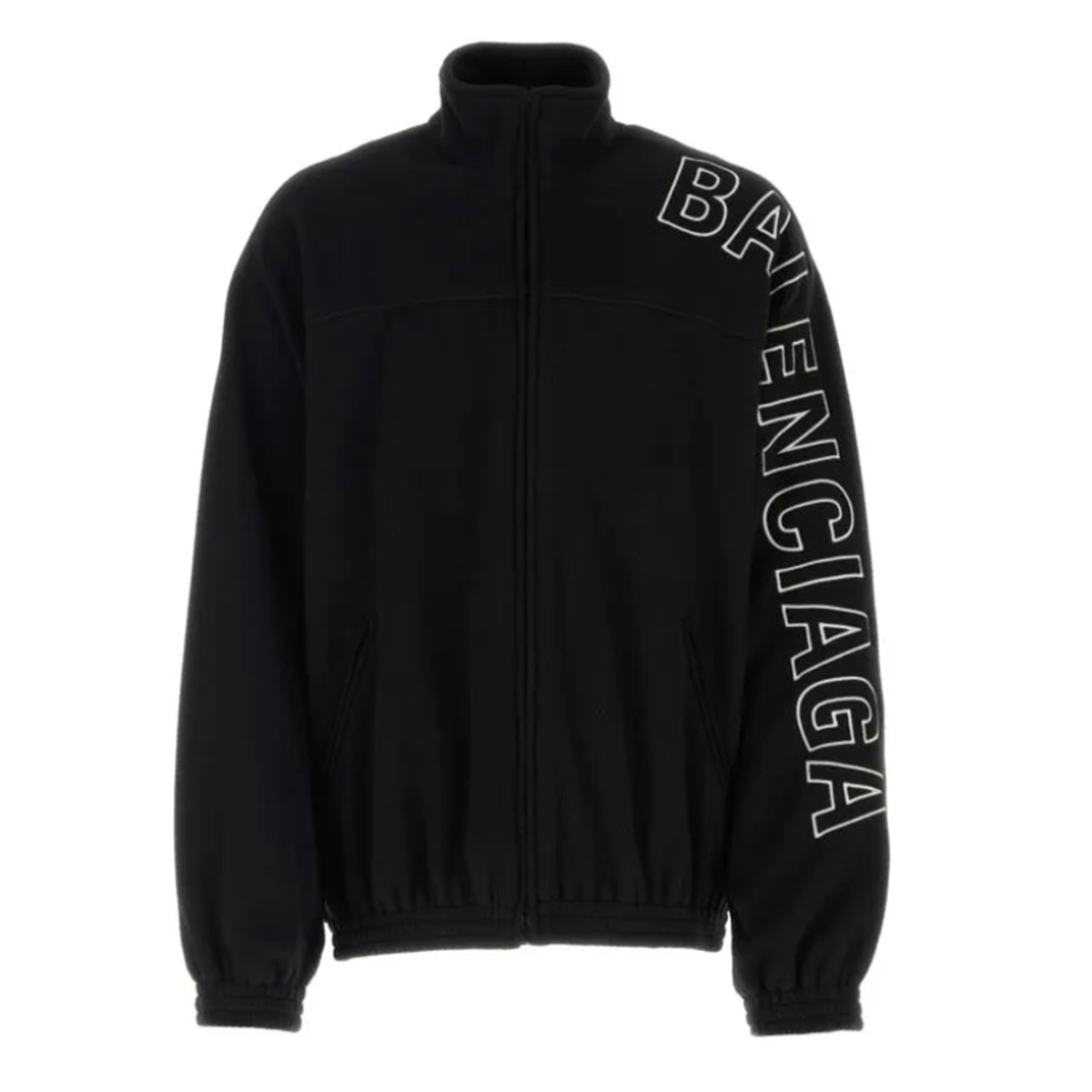 ラグジュアリー【BALENCIAGA】フリース トラックジャケット 23AW