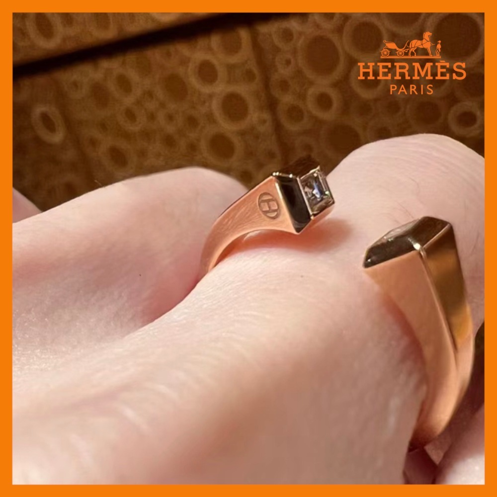 【シンプルで上品♪】HERMES★リング Clou de forge PM