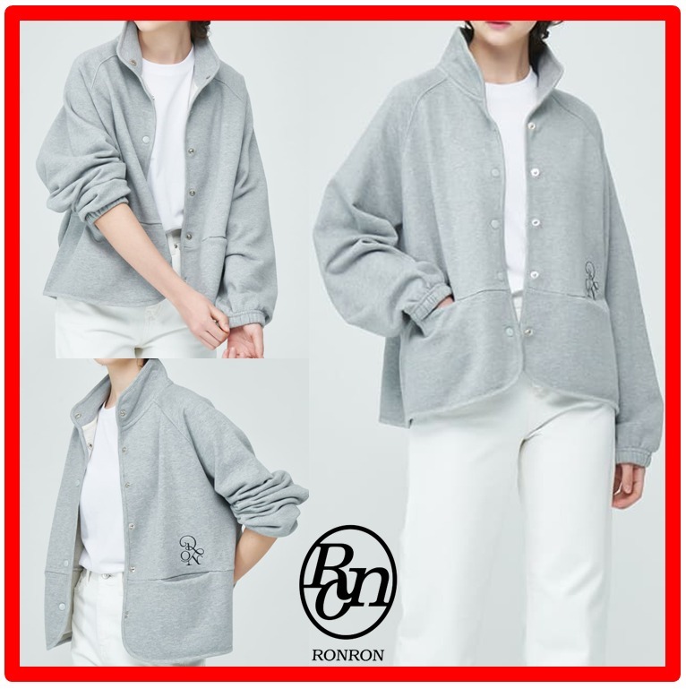 ☆韓国の人気☆【RONRON】☆SNAP SWEAT JACKE.T☆ジャケット☆