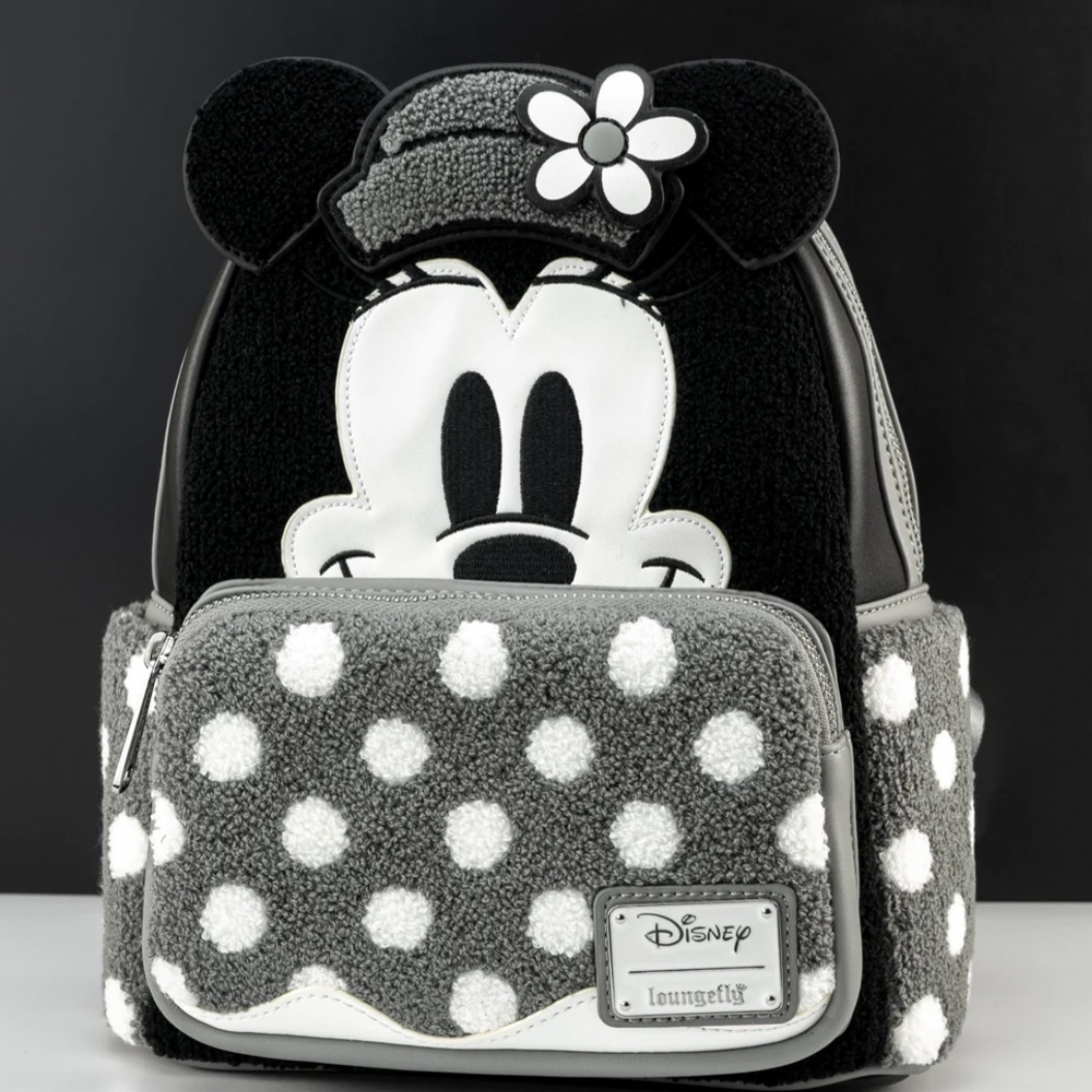 Loungefly Disney ミニー モノクロ リュック