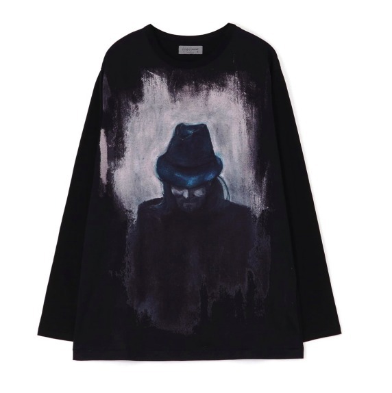 【Yohji Yamamoto】コットン天竺 山本耀司 プリントカットソー