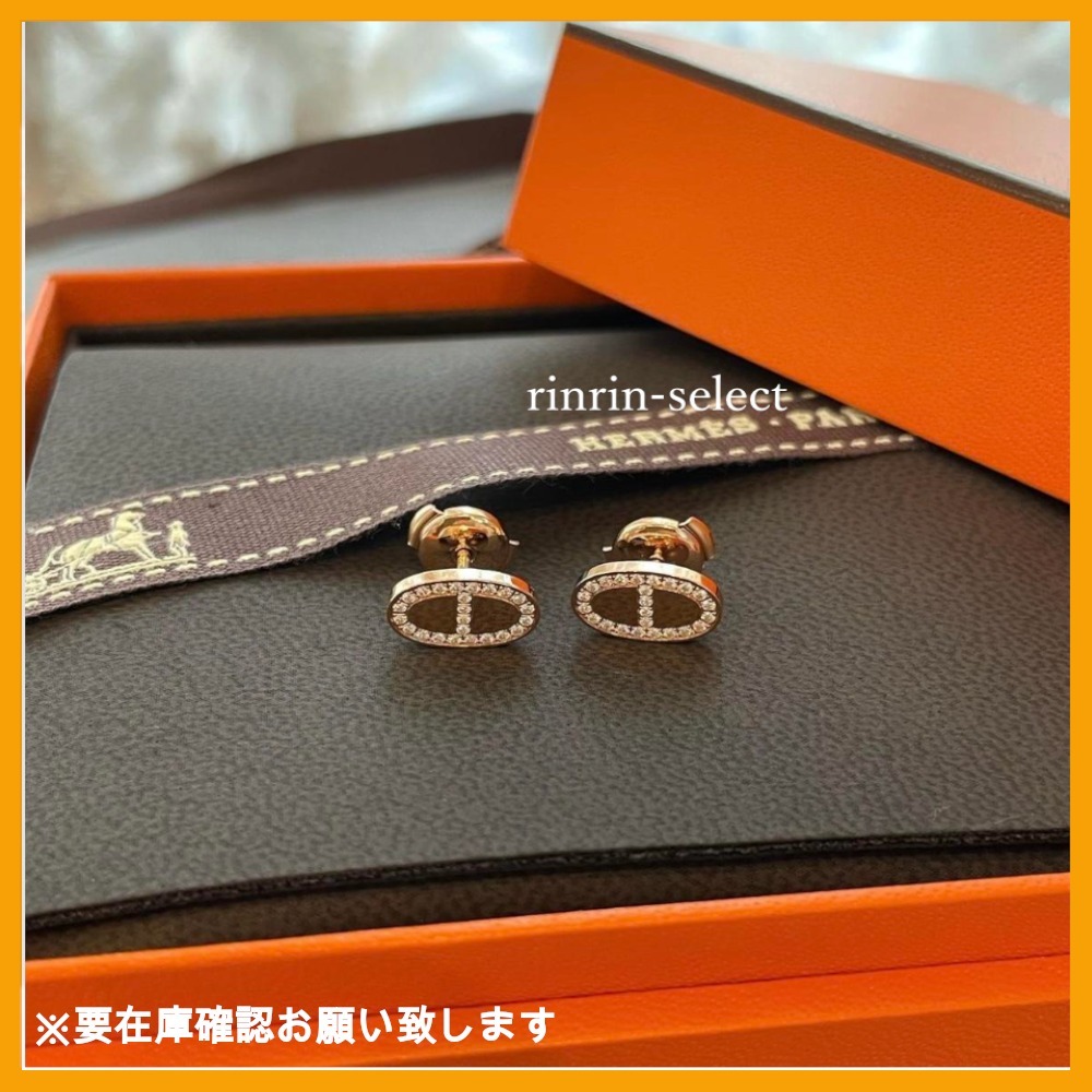 入手困難♡【HERMES】Chaine d`Ancre スタッズピアス♪