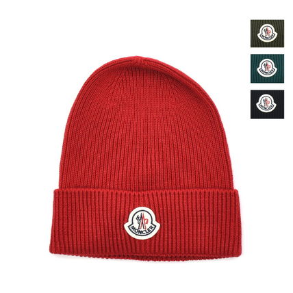 レッド(赤)系 MONCLER(モンクレール) 帽子(メンズ) - 海外通販のBUYMA