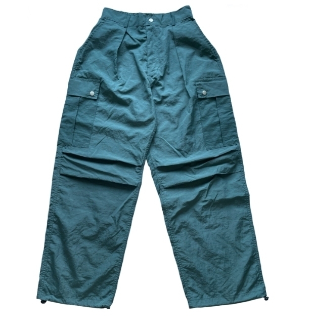 カーゴパンツ IONSEOUL Pin-tuck nylon snap over cargo pants BU208