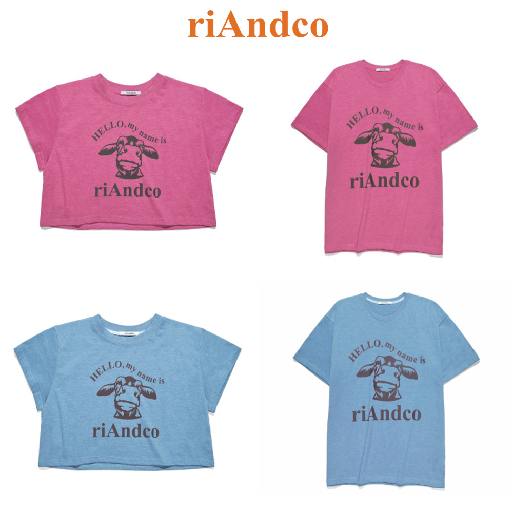 【riAndco】23SS★ Hello Tee