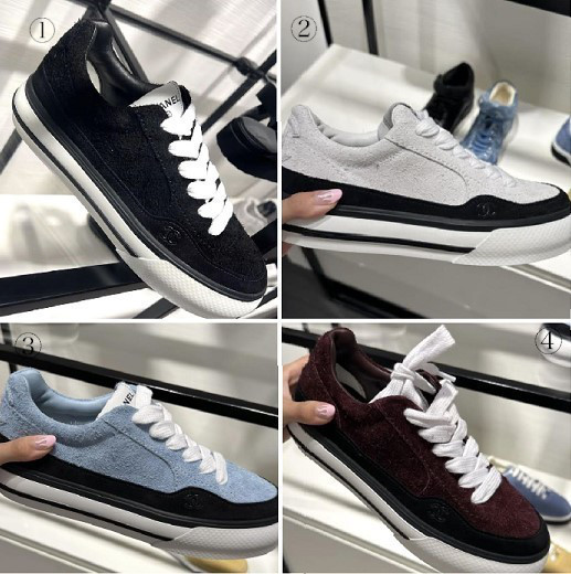 色合いが可愛い★履き心地抜群♪上品【CHANEL 】スニーカー 上品でスタイリッシュ】CHANEL☆スニーカー☆プラットフォーム