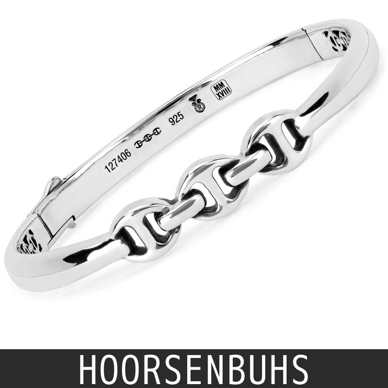 HOORSENBUHS Sirkel Sterling Silver ブレスレット バングル