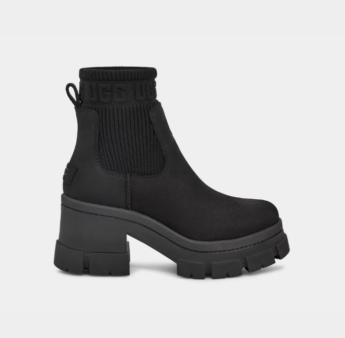 UGG新作】ボアなし防水 Brooklyn Chelsea サイドゴアブーツ (UGG