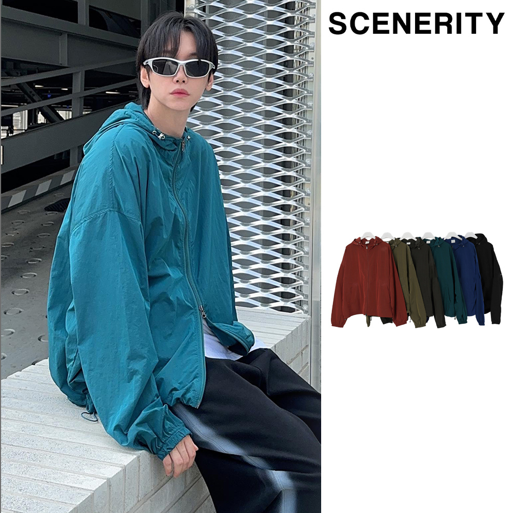 【SCENERITY】Rooney hood windbreaker