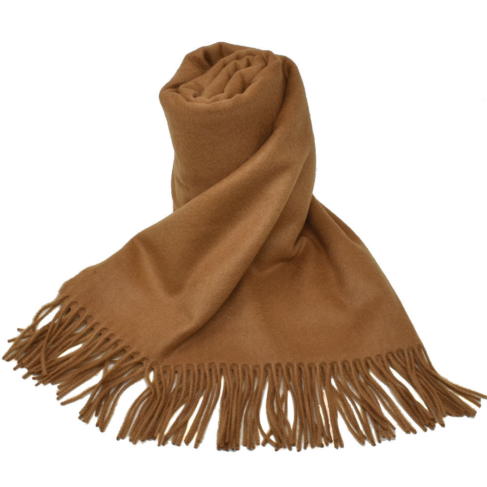 Johnstons マフラー WA000056SB3022 Dark Camel カシミア100％