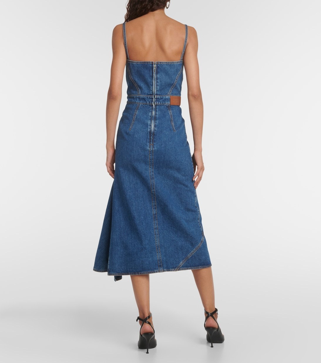 Alexander McQueen ノースリーブデニムワンピース36