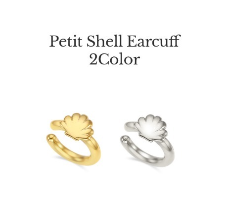 アクセサリーその他 [VINTAGE HOLLYWOOD] Petit Shell Earcuff
