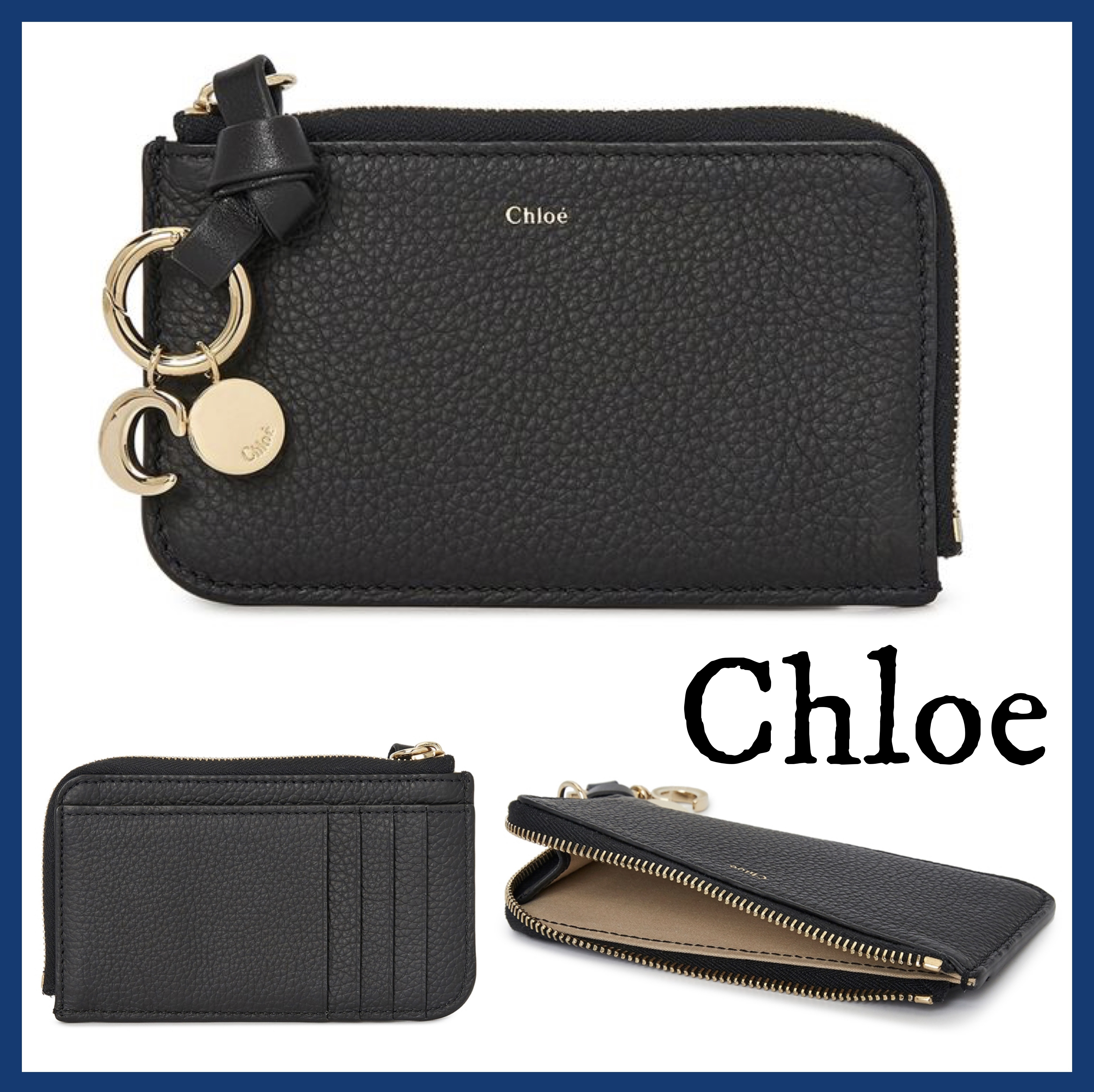 【関税込み】 ☆Chloe☆ ALPHABET カードケース コインケース