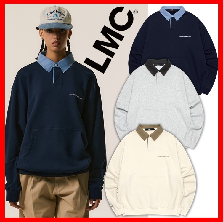 ★韓国の人気★【LMC】★CAPITAL RUGBY SWEATSHIR.T★