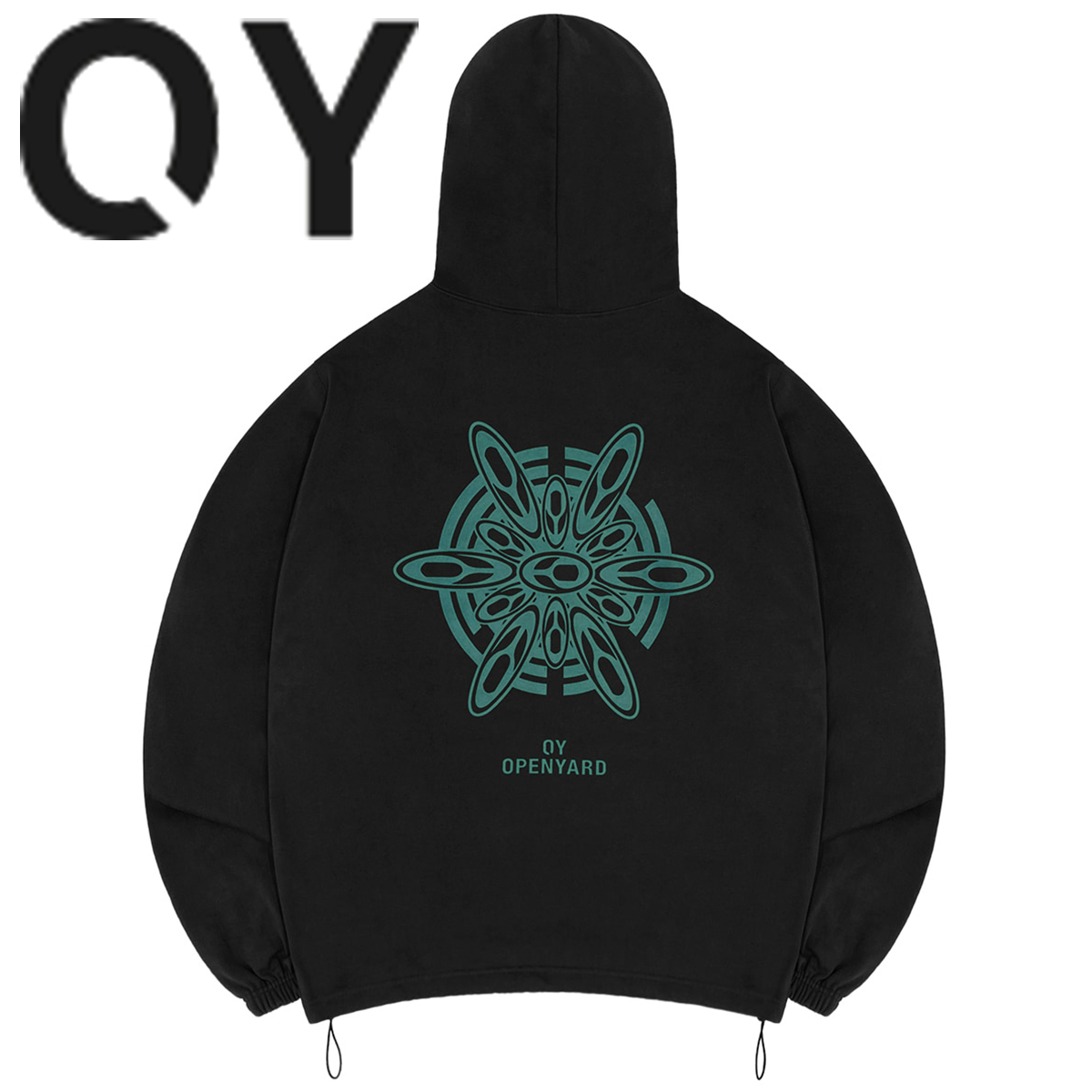 ★OY★OY SYMBOL PATTERN HOODIE-BLACK★正規品/韓国直送料込