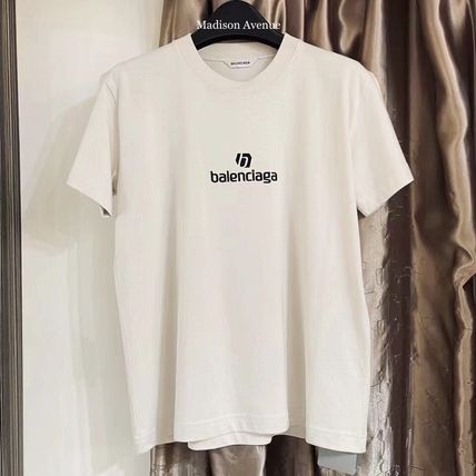 BALENCIAGA T-Shirts Street Style Logo T-Shirts 2