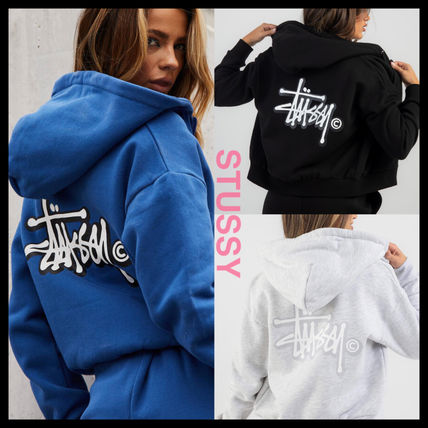 STUSSY パーカー　レディース