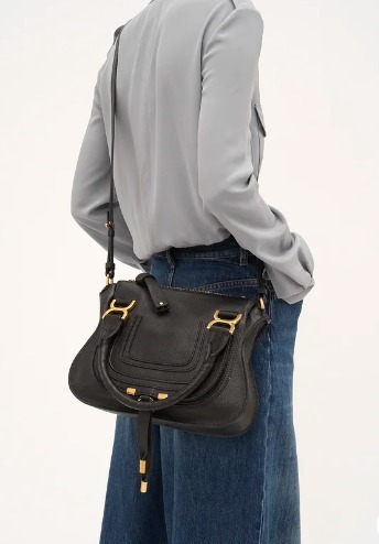 VIPSALE【Chloe】“marcie”スモールダブルキャリーバッグ
