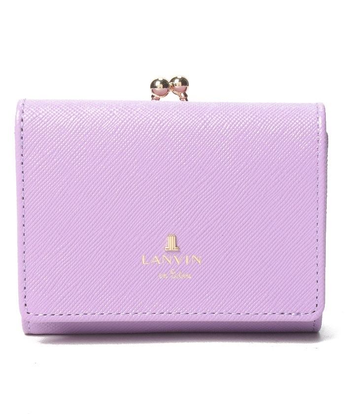 国内即発 LANVIN en Bleu リュクサンブール 口金二つ折り財布 国内即発 LANVIN en Bleu リュクサンブール 口金二つ折り財布
