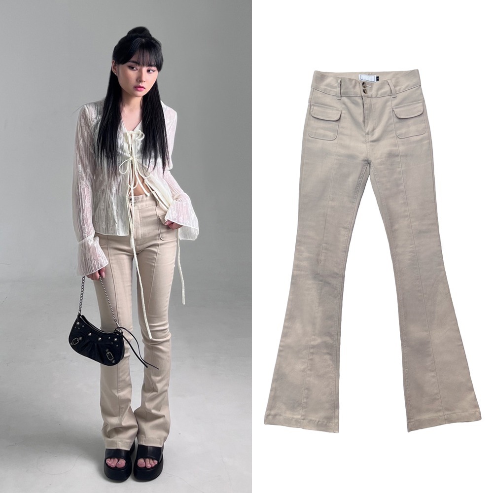 パンツ [KIISKII] MINI POCKET BOOTS CUT PANTS